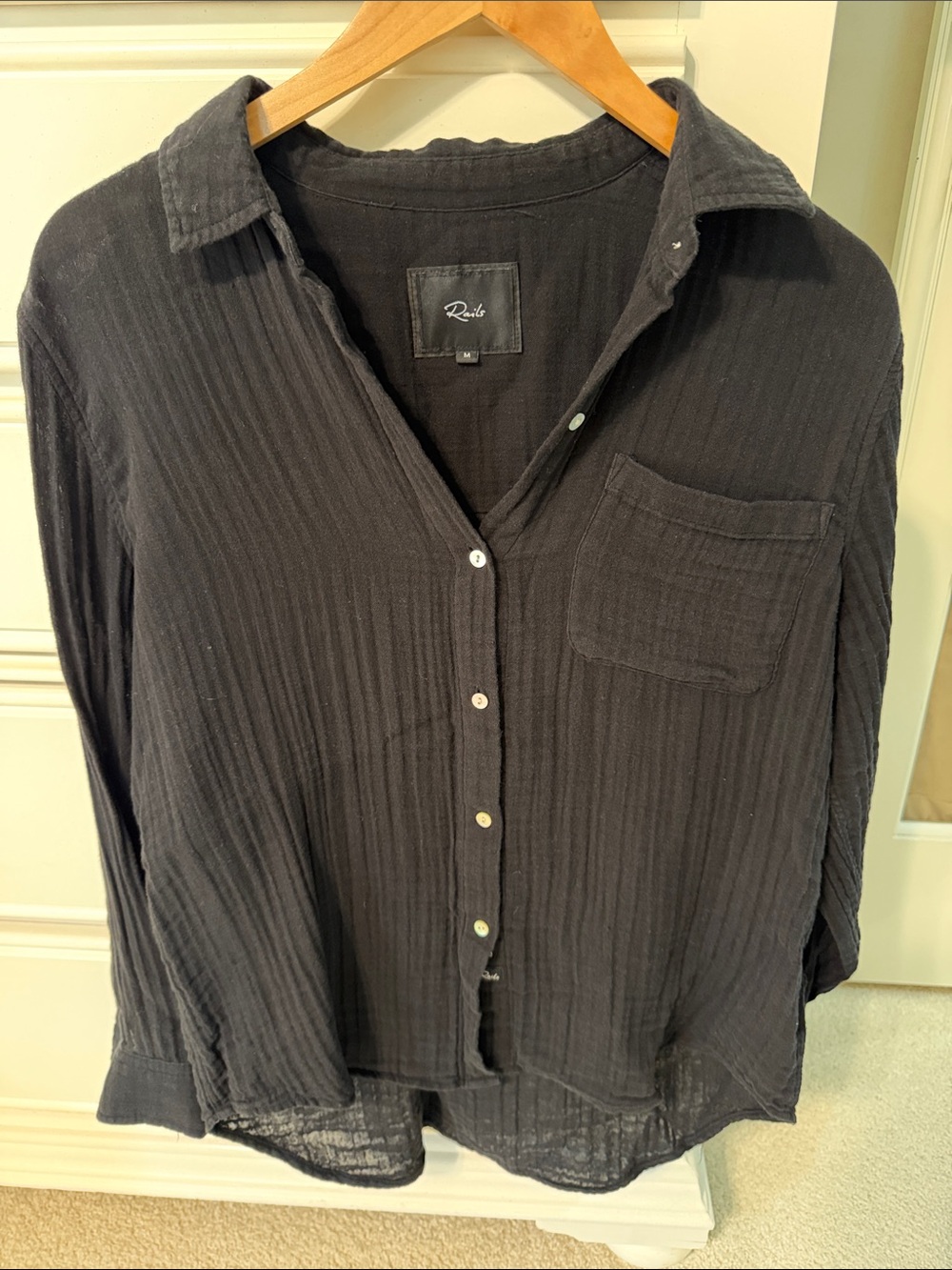 Rails Ellis Shirt in Black